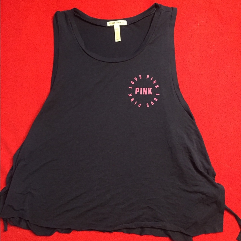 Pink Victoria’s Secret super soft side tie size m